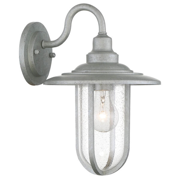 Signal Park Galvanized One-Light Outdoor Wall Mount, image 1