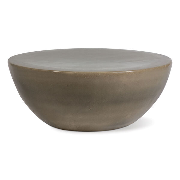 Ceramic Bowness Coffee Table, Taupe, image 1