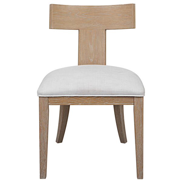 Idris Natural Oak Armless Chair, image 1