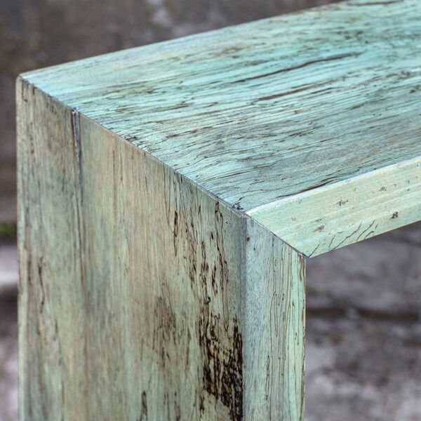 Teo Caribbean Blue and Green Console Table, image 5