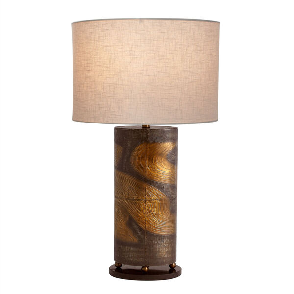 Brass and Bronze Table Lamp, image 5