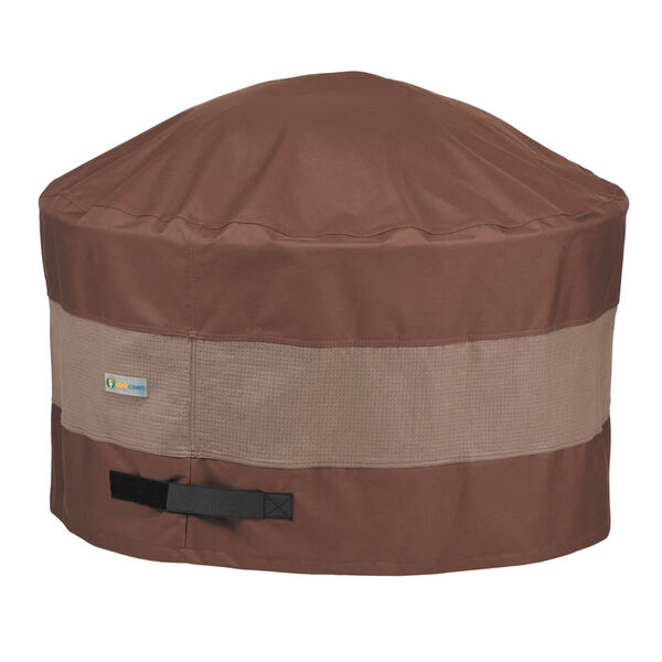 Ultimate Mocha Cappuccino 44-Inch Round Fire Pit Cover, image 1