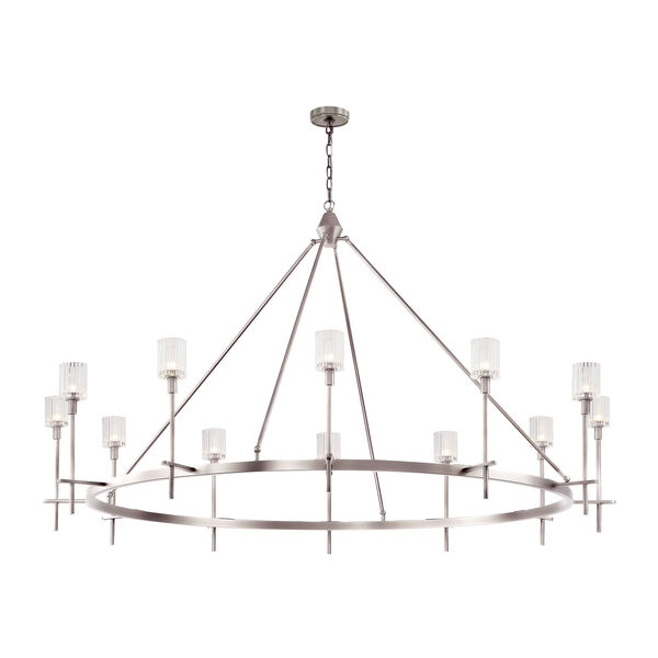 Salita 12-Light Chandelier with Clear Crystal, image 1