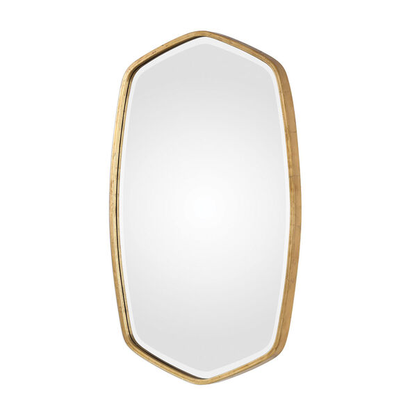 Duronia Antiqued Gold Mirror, image 4