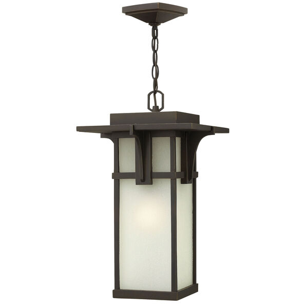 Manhattan Oil Rubbed Bronze 19-Inch One-Light Outdoor Hanging Pendant, image 1