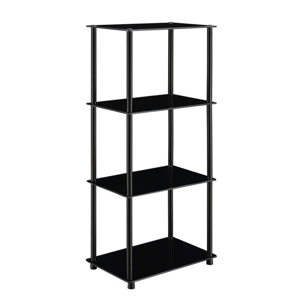 Designs2Go Classic Black Four-Tier Shelf, image 1