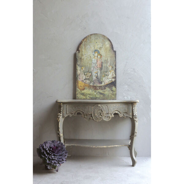 Vintage Mary and Angels Wood Wall Décor, image 1