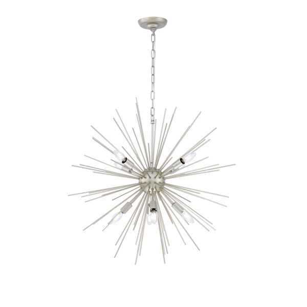Timber Champagne 30-Inch Eight-Light Pendant, image 4