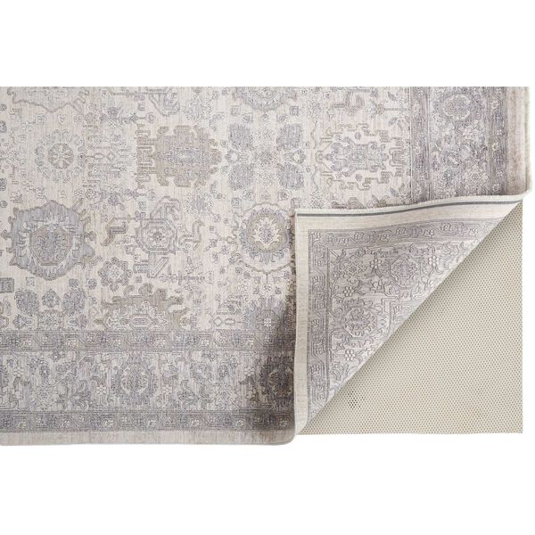 Marquette Gray Silver Ivory Area Rug, image 6