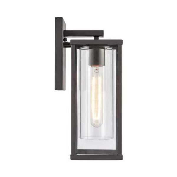 Augusta Matte Black 14-Inch One-Light Outdoor Wall Sconce, image 4