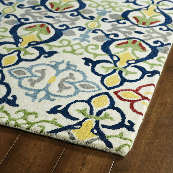 Global Inspirations Multicolor Hand-Tufted 9Ft. x 12Ft. Rectangle Rug, image 2