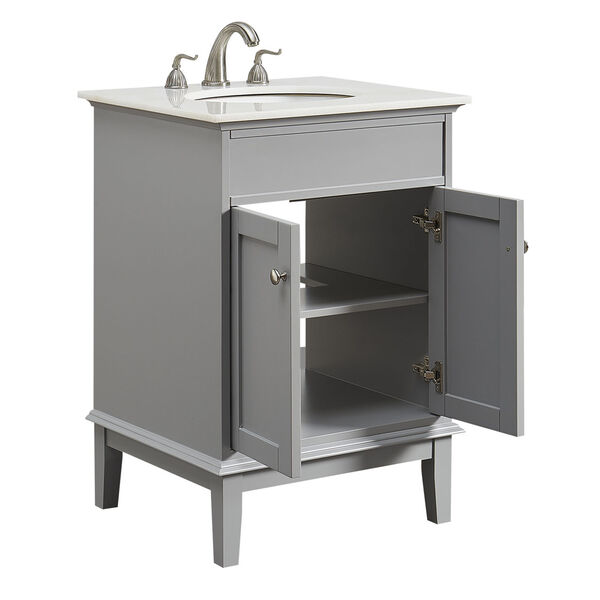 Sutton Grey Vanity Washstand, image 3