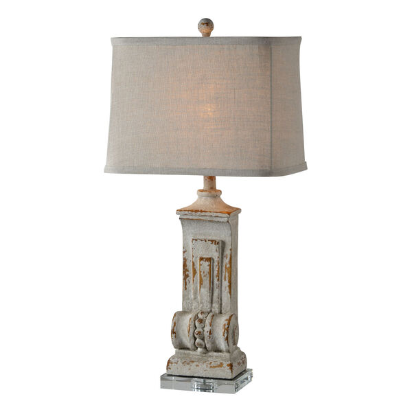 Farrah Washed Gray One-Light 29-Inch Table Lamp Set of Two, image 1