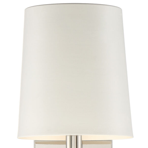 Bromley Polished Nickel One-Light Wall Sconce, image 3