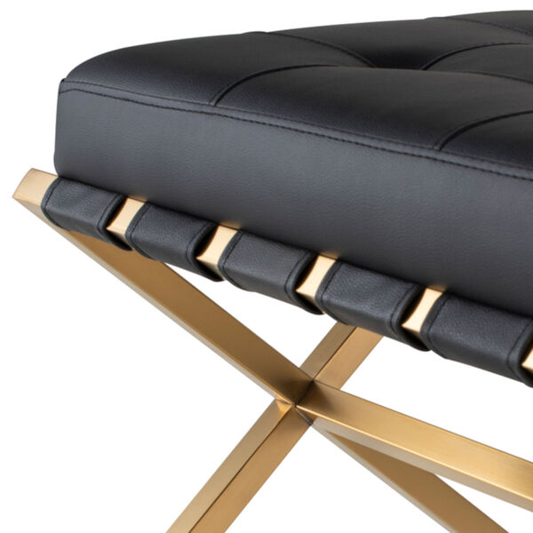 Auguste Black and Gold Bench, image 4