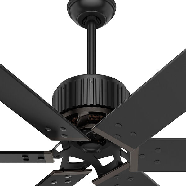 HFC Matte Black 72-Inch Adjustable Ceiling Fan, image 2