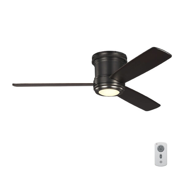 Aerotour Semi-Flush Deep Bronze 56-Inch LED Hugger Ceiling Fan, image 3