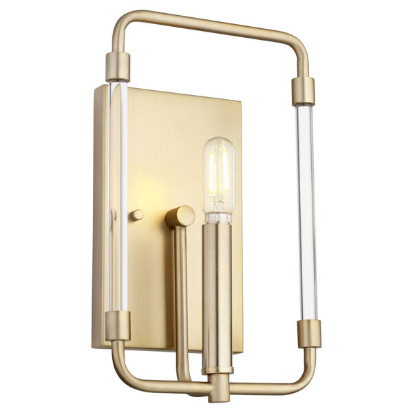 Optic Aged Brass Seven-Inch One-Light Wall Mount, image 2