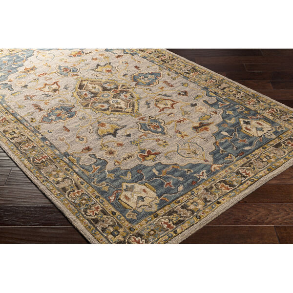 Artemis Camel and Dark Blue Rectangle 5 Ft. x 7 Ft. 6 In. Rugs, image 2