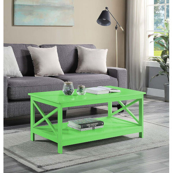 Oxford Lime Coffee Table with Shelf, image 2