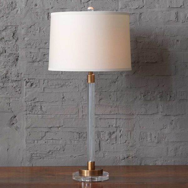 Maxwell Brass One-Light Table Lamp, image 2