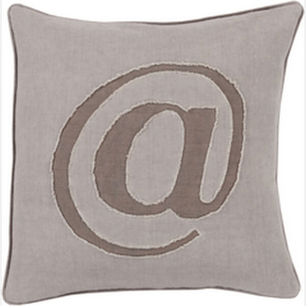 Where its At Mauve 22-Inch Pillow with Poly Fill, image 1