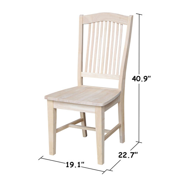 Unfinished Stafford Chair, Set of 2, image 2