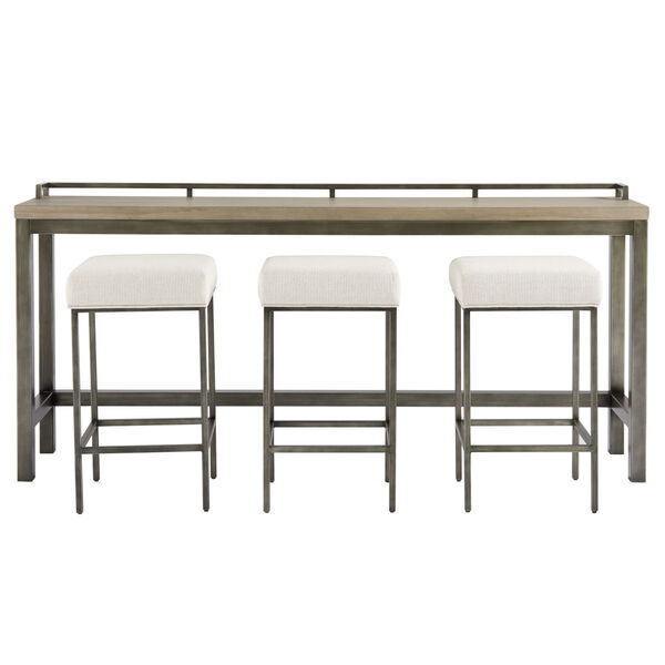 Curated Greystone Mitchell Console With Stools, image 3