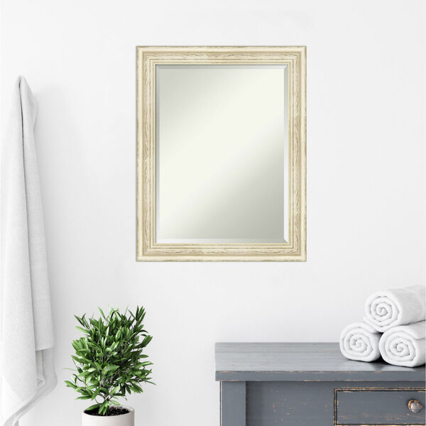 Country White 22W X 28H-Inch Bathroom Vanity Wall Mirror, image 5