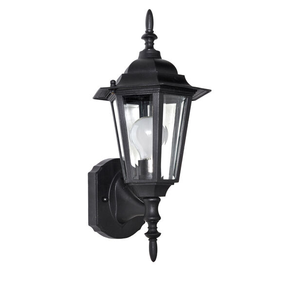 Builder Cast Black One-Light Outdoor Eight-Inch Wall Sconce, image 1