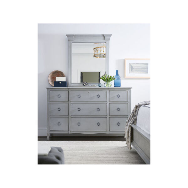 Summer Hill French Gray Nine-Drawer Dresser, image 3