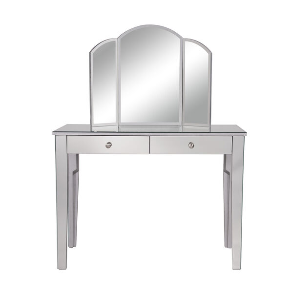 Contempo Hand Rubbed Antique Silver 42-Inch Vanity, image 6