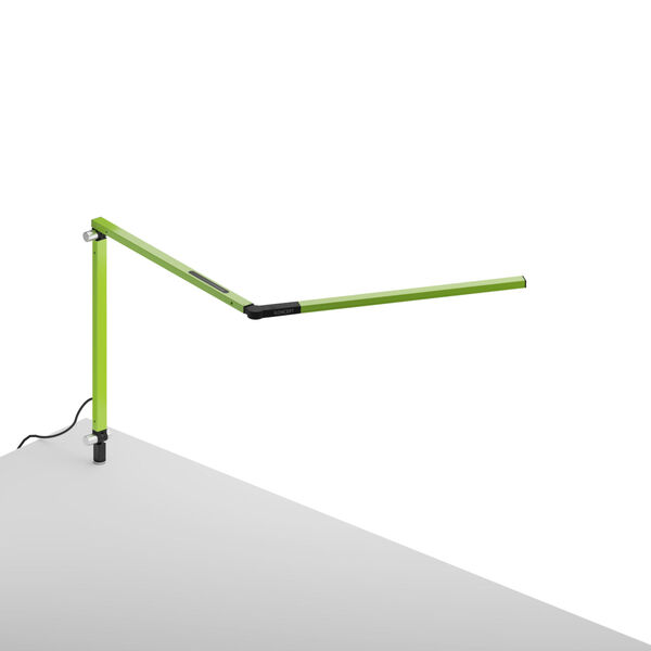 Z-Bar Green LED Desk Lamp with Through Table Mount, image 1