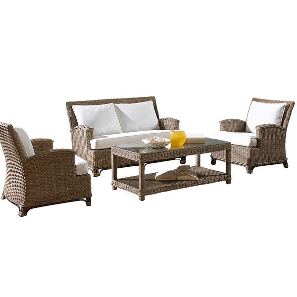 Exuma Standard Four-Piece Living Set with Cushion, image 1