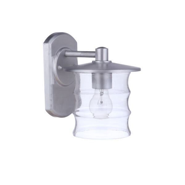 Canon Satin Aluminum Six-Inch One-Light Outdoor Wall Sconce, image 5