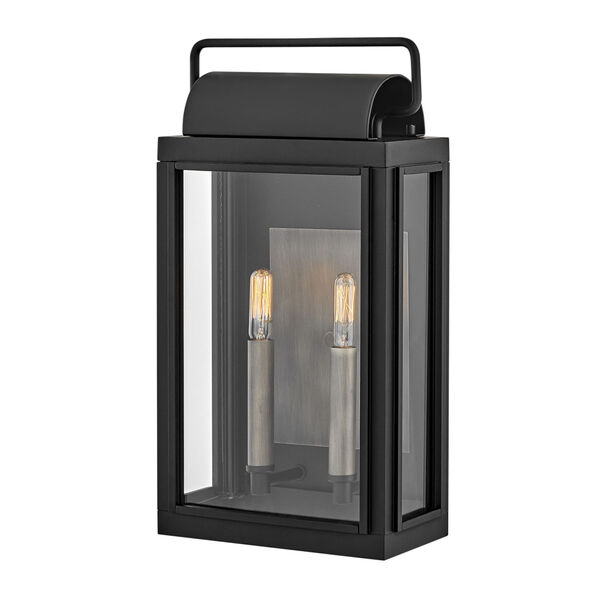 Sag Harbor Black  Two-Light Outdoor Wall Mount, image 2