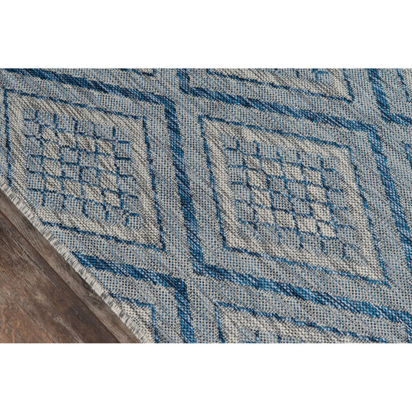 Lake Palace Blue Indoor/Outdoor Rug, image 4