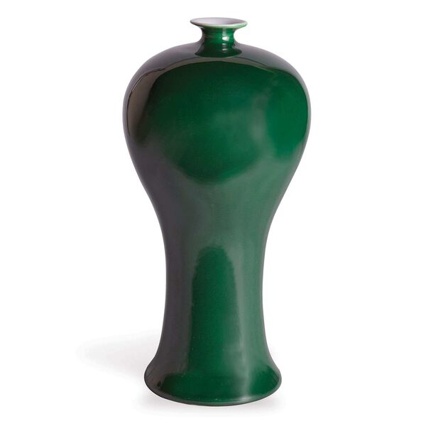 Emerald Green Plum Vase, image 1