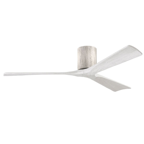 Irene-3H Barnwood and Matte White 60-Inch Outdoor Ceiling Fan, image 4