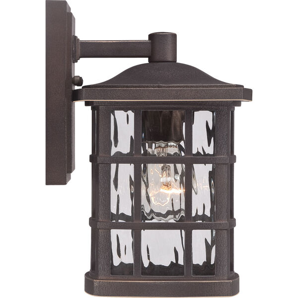 Stonington Palladian Bronze One Light Clear Water Shade Outdoor Wall Fixture, image 5