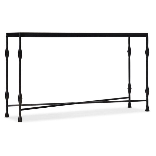 Commerce and Market Gray Metal-Wood Console Table, image 1