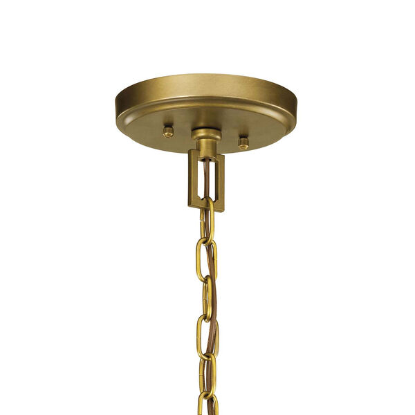 Morrigan Natural Brass 34-Inch Eight-Light Chandelier, image 2