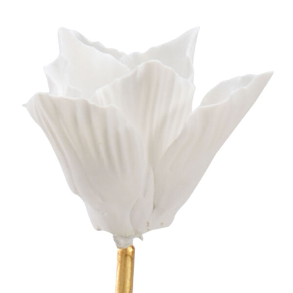 Gold and White Large Tulip Stem, image 2