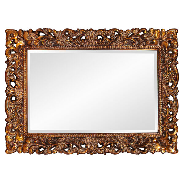 Barcelona Gold Rectangle Mirror, image 2