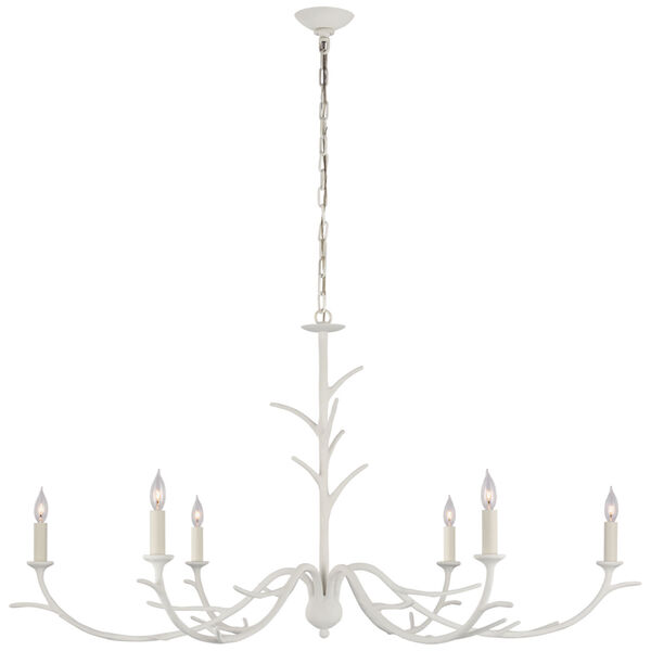 Iberia Large Chandelier in Plaster White by Julie Neill, image 1