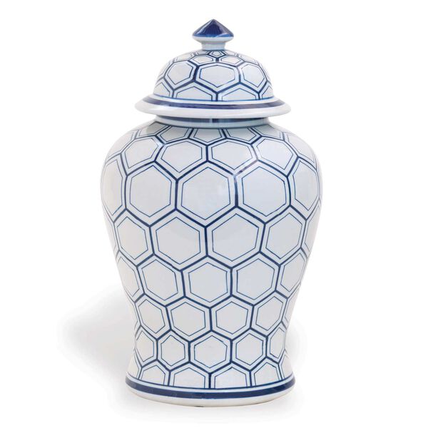 Kenilworth Blue Decorative Jar, image 1