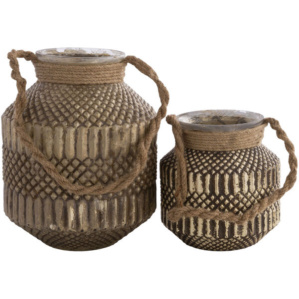 Mehndi Natural Vases, Set of 2, image 1