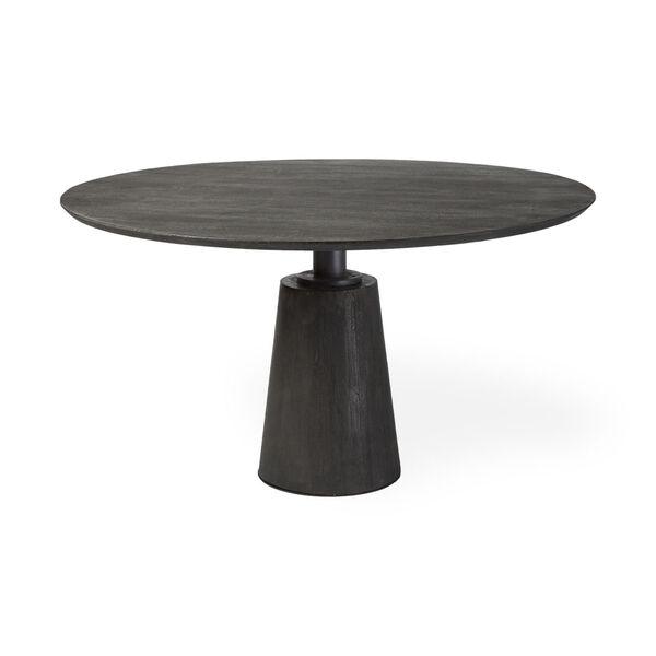 Maxwell Brown Solid Wood Top Dining Table, image 1
