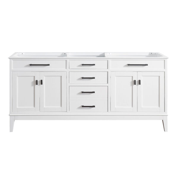 Madison White 72-Inch Vanity Only, image 3