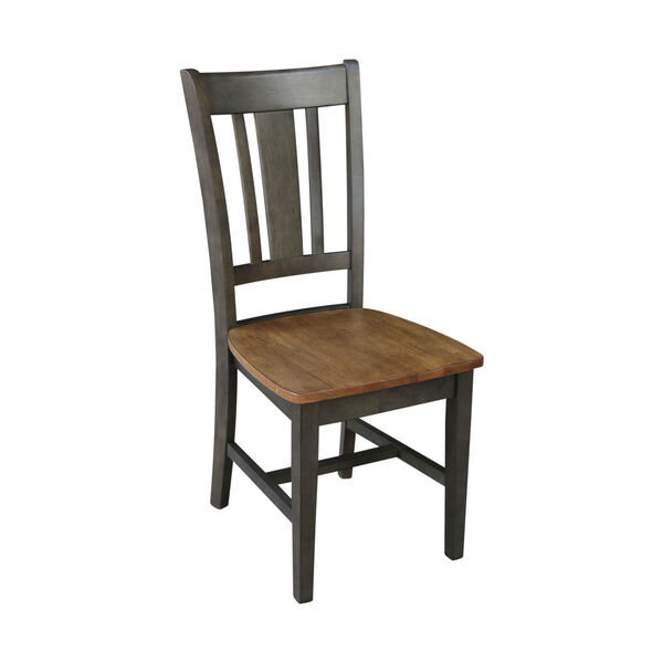 San Remo Hickory and Washed Coal Splatback Chair, Set of 2, image 6
